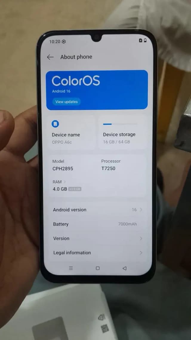 OPPO A6c