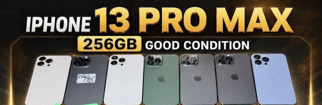 Apple iPhone 13 Pro Max different BH good condition 256GB