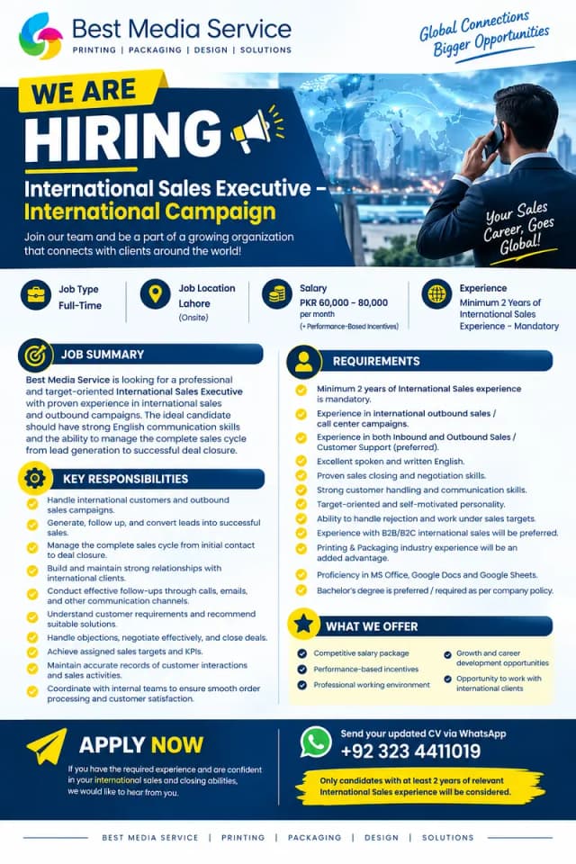 International Sales Executive
