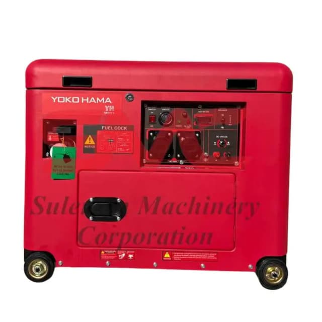 YOKOHAMA 212cc Generator 2.8kW Electric Start Wheels Handle – New