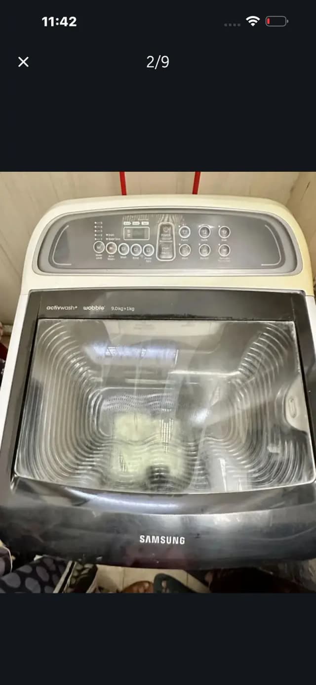 Samsung automatic Washing machine 9kg top load fully machine