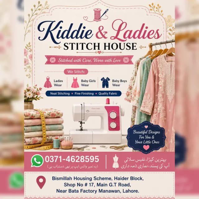 Kiddie & Ladies Stitch House