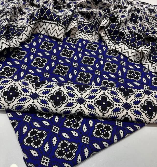Ajrak dress / Ajrak design