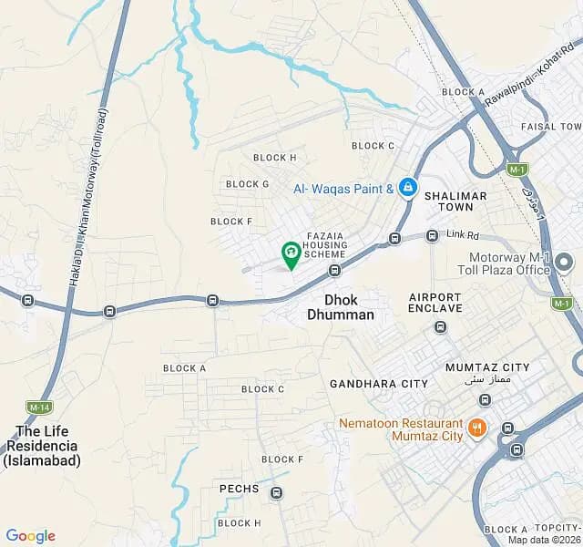 Corner Plot For Sale In Fazaia Tarnol Block E