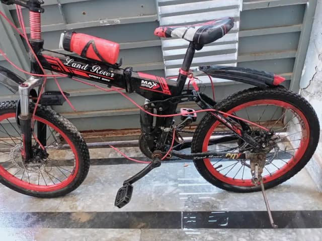 folding bicycle land Rover