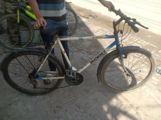 original frame phoneix cycle with gear. only series buyer rabta kareay