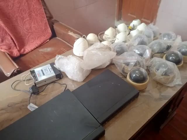 22 CCTV cameras and 2 DVR 16 channel