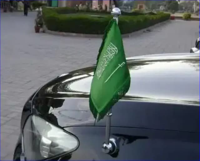Car Bonnet Flag Rod Stand for Executive Cars & SUVs Royal Flags Lahore