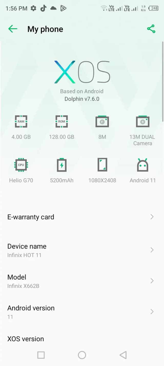 Infinix Hot 11