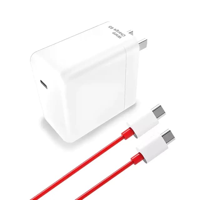 OnePlus 65W Warp Charge Charger with USB-C Cable (Original) for All OnePlus Models