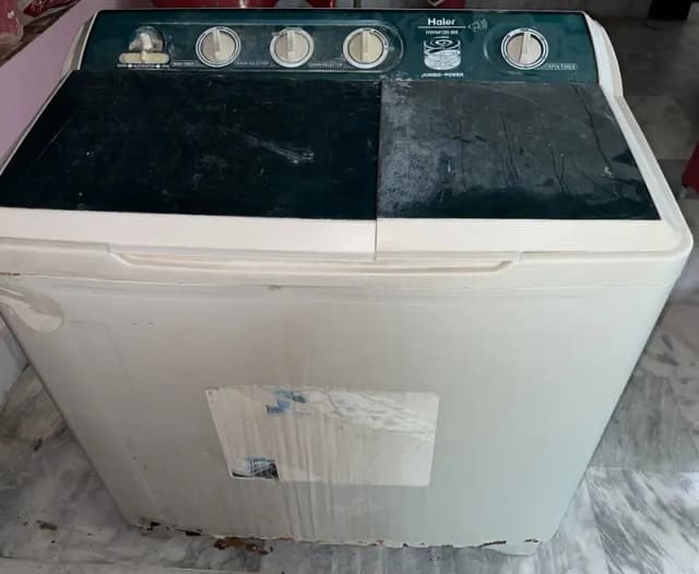 Haier washing plus drying( all parts working and new motor installed)