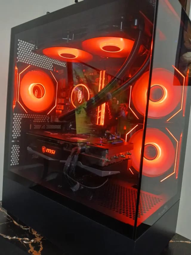 Ryzen 5500x3d with MSI 6600xt gaming x gaming beast