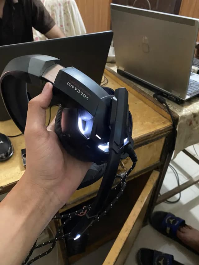 Gaming Headphones  | RGB Lights | High Quality Sound | Gaming Mic