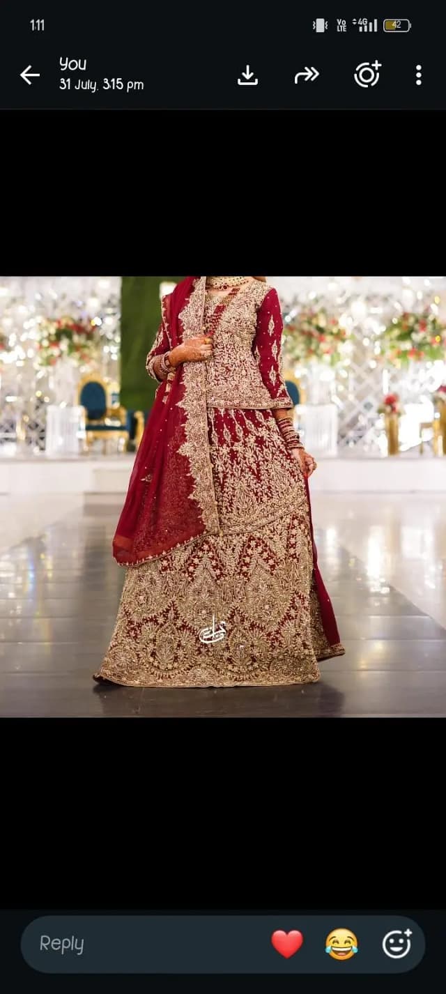 lehnga for barat bride