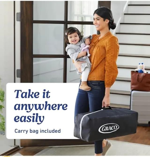 Graco Pack n Play Portable Playard, Compact Fold, Baby Cot