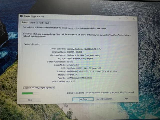 Dell Latitude E5450 Core i5 5th Gen | 8GB RAM | 128GB SSD | 10/10