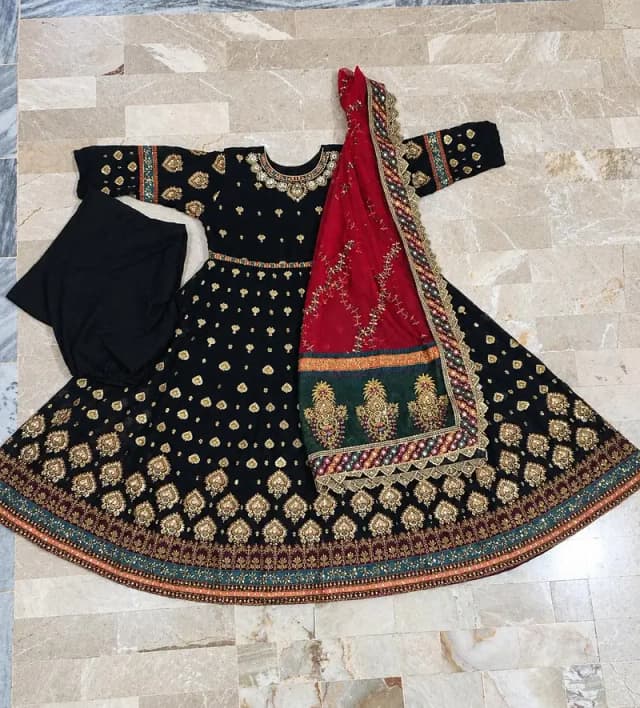Maria B full heavy embroidery 3-piece dress