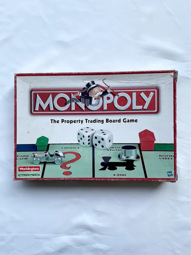 Original Monopoly Waddingtons Edition, Imported Hasbro Board Game!
