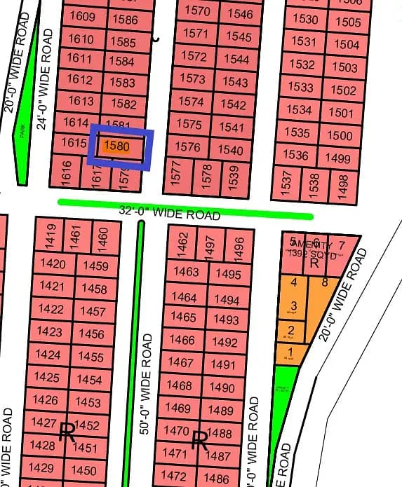 PLOT SALE IN NORTH TOWN RESIDENCY PHASE 1 OVERSEAS BLOCK