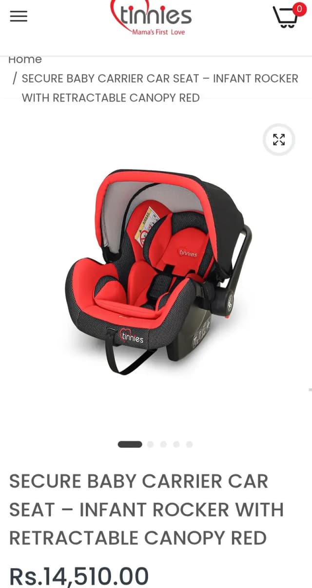 Tinnies baby cot & baby stroller