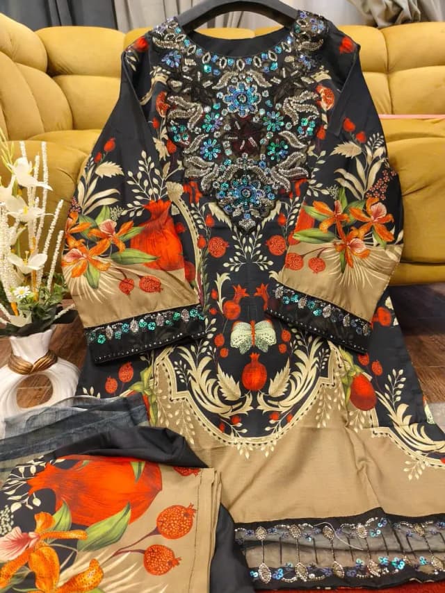 Bana Dora 3 piece stitch suits