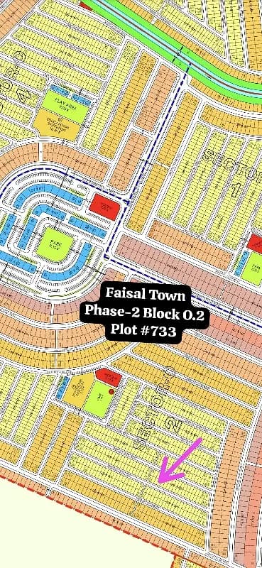 Faisal Town Phase-2 Plot Size 25x50 Plot Is Available For Sale