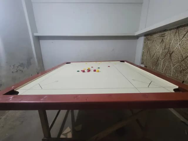 Jumbo Size (8×8) Heavy Duty Fiber Carrom Board – Snooker Club, Gaming