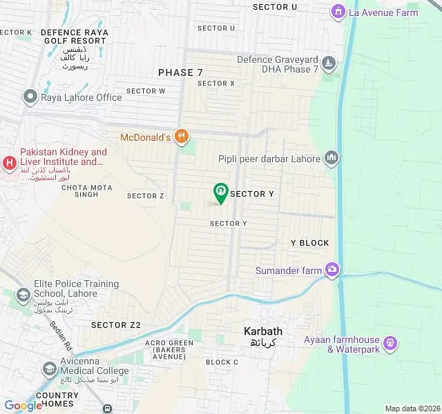 1 Kanal Plot On 150ft Road