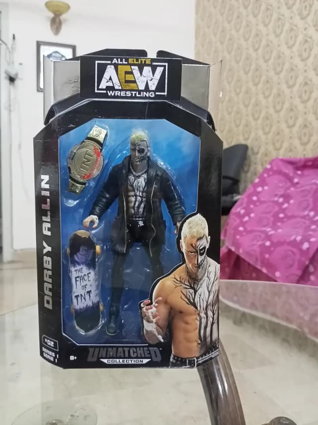 AEW unmatched action figure Darby Allin, unmatched collection series 1
