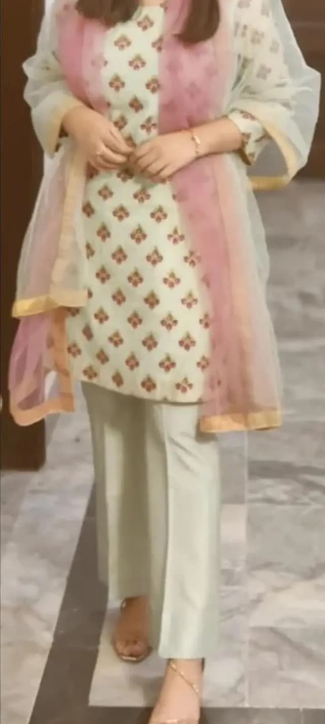 3 pc stiched dress