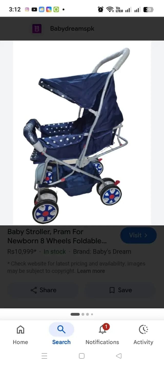 baby pram