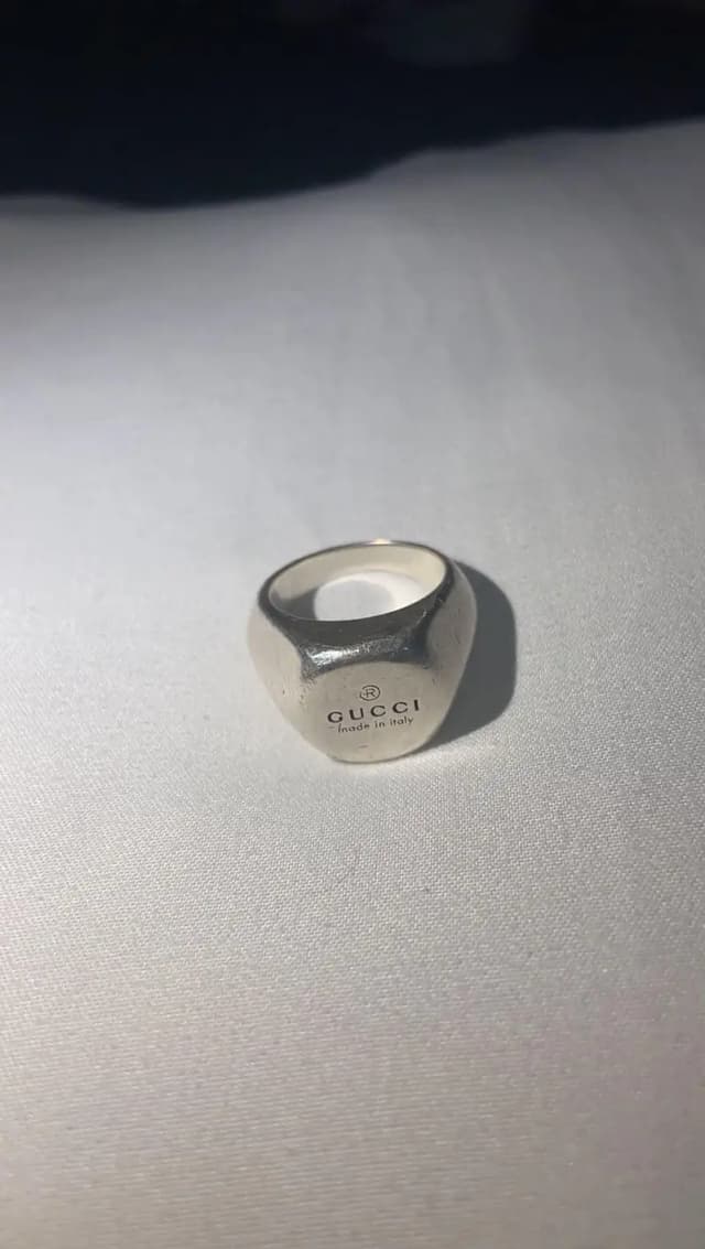 Gucci Trademark Signet Ring