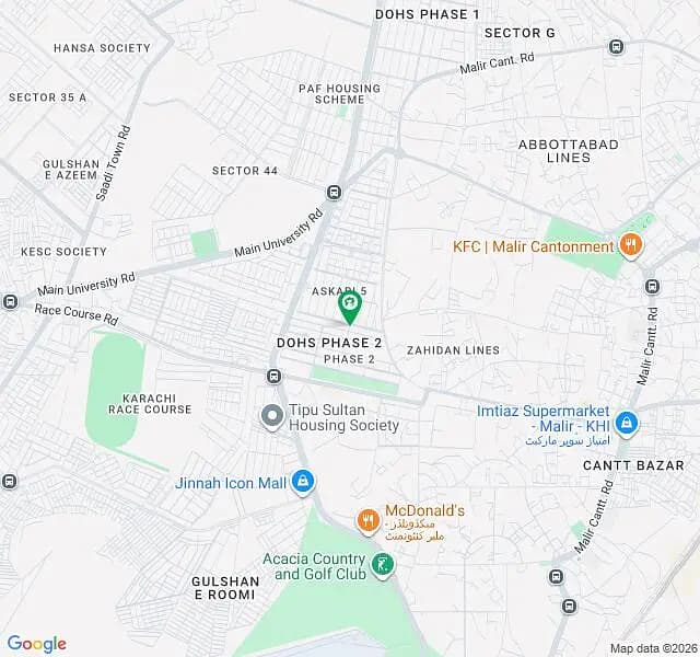 For Sale Leased Flat West Open 3 Bed DD Flat Askari 5 Malir Cantt Karachi G+9 Building