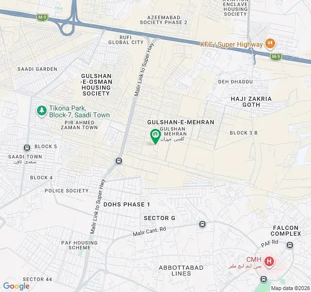 400 Sq. Yards 150 By 80 Ft Road Facing Plot Available For Sale 3 Side Corner At Gulshan E Mehran 1D