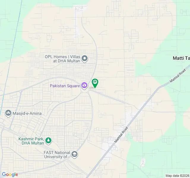Spacious 1 Kanal Plot CORNER ,300 FT ROAD ,PARK FACING AND PAKISTAN Saqure chowk , Build Your Luxurious Lifestyle Plot Sector X in DHA MULTAN PHASE- 1