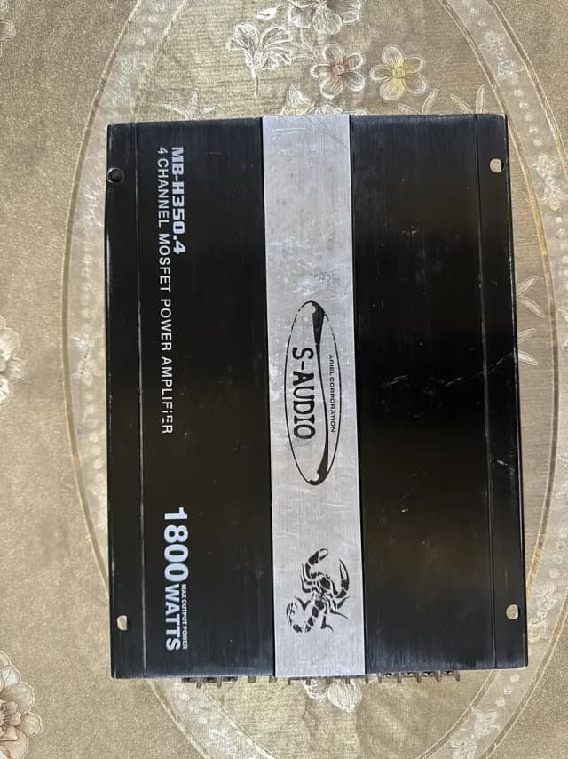 S-Audio MB-H350.4 amplifier