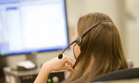 Female Help Desk Receptionist