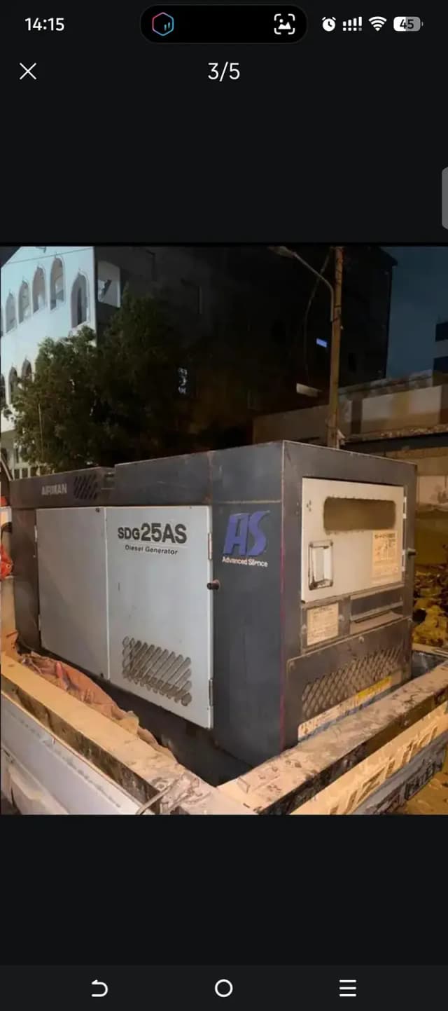airman 25 kva 4le1 engine ganretor original