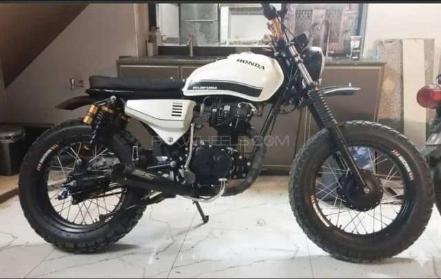 custom scrambler honda 125