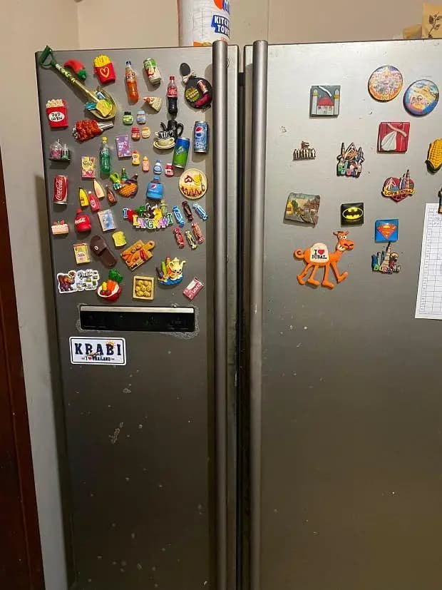 Samsung double door fridge and freezer