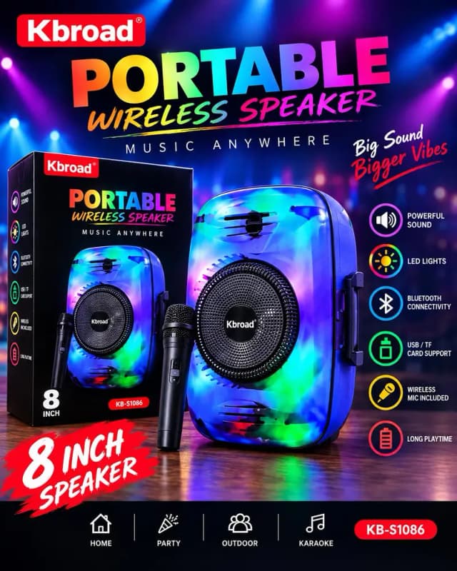 Kbroad Wireless -Mehfil Bluetooth Speaker
