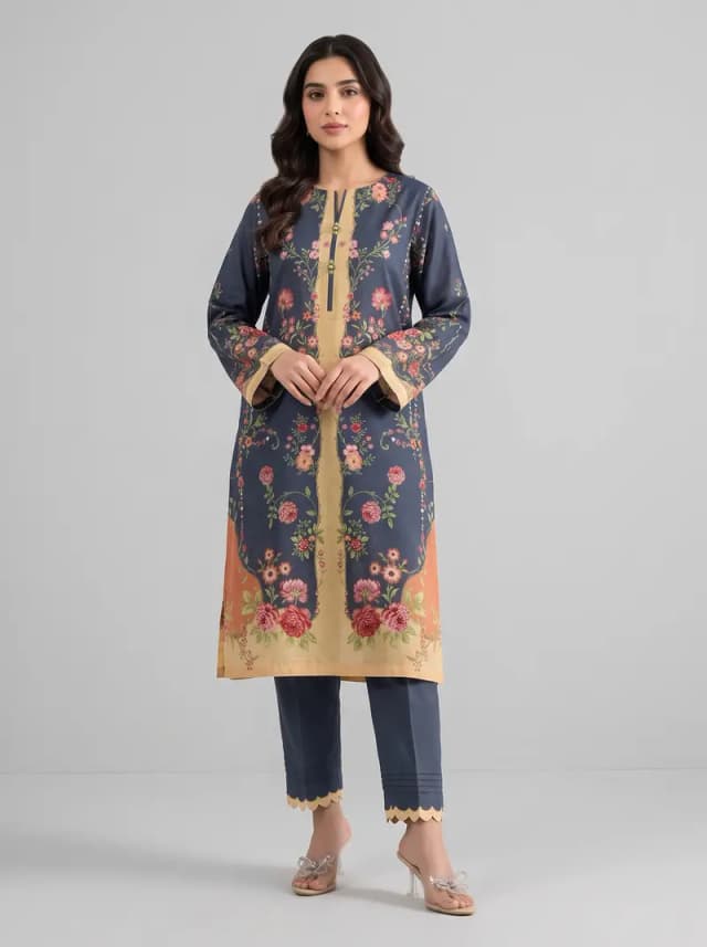 Printed Lawn suit | 2p suit