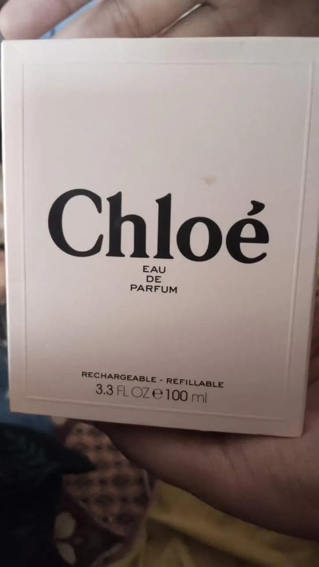 Box pack Chloé perfume from usa