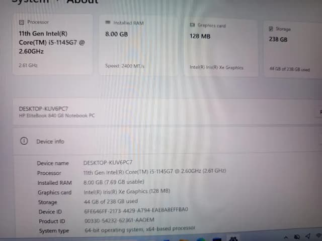 HP EliteBook 840 G8 – American Import