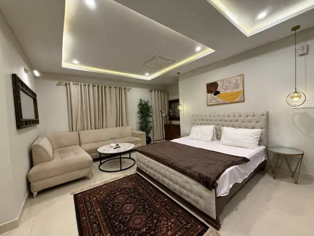 Daily basis 1bed ROM full furnished apartments safe and scour 100%coupe allow