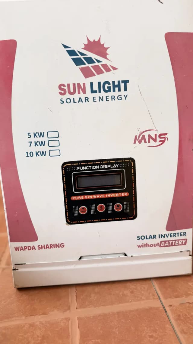 7 KW Local Made with Wapda Sharing