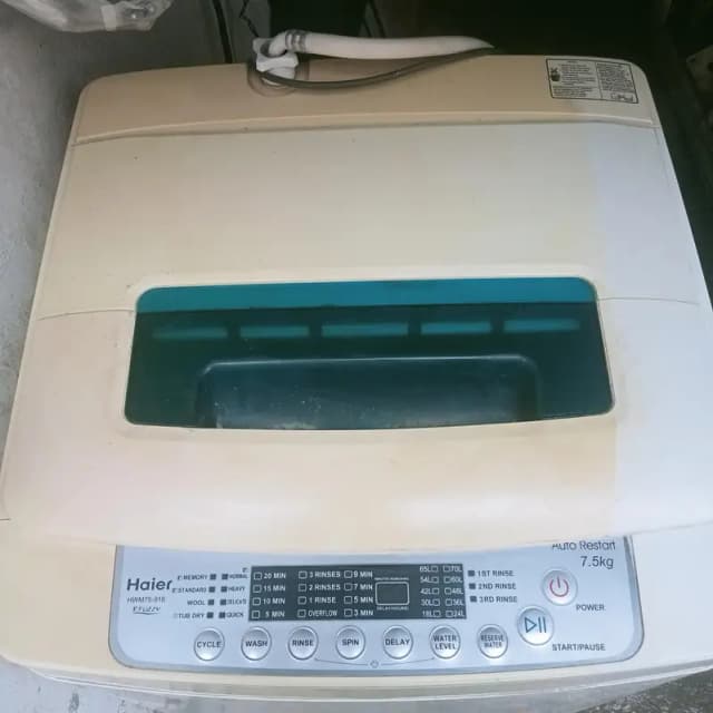 Haier automatic washing machine 7.5kg