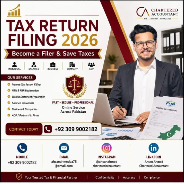 FBR TAX COMPLIANCE ALERT- TAX RETURN 2026