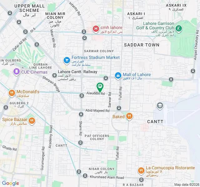 2 Kanal Plot Available For Sale Near Fortress Stadium Lahore Cantt