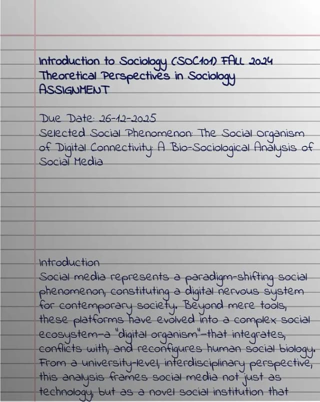AIOU Assignment